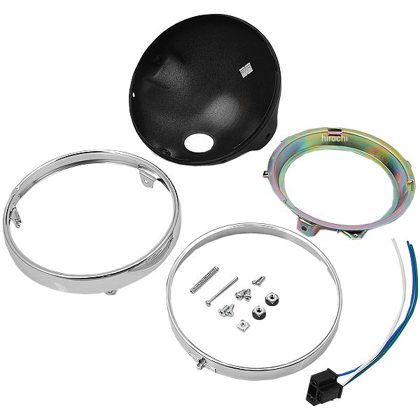 【USA在庫あり】 エムゴ EMGO ヘッドライト 7インチ ハウジングのみ 黒 2001-0820 HD店