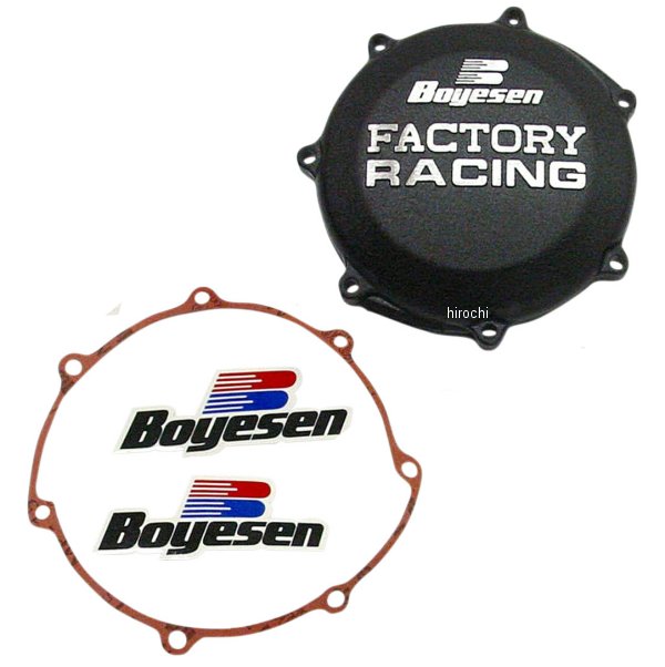 【USA在庫あり】 ボイセン Boyesen クラッチカバー 01年-09年 YZ250F、WR250F 黒 0940-0234 HD店