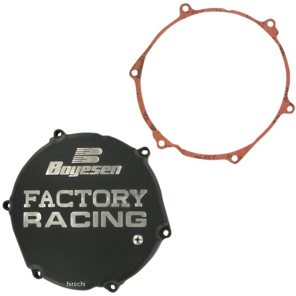 【USA在庫あり】 ボイセン Boyesen クラッチカバー 95年-03年 KX250 黒 CC12B HD店