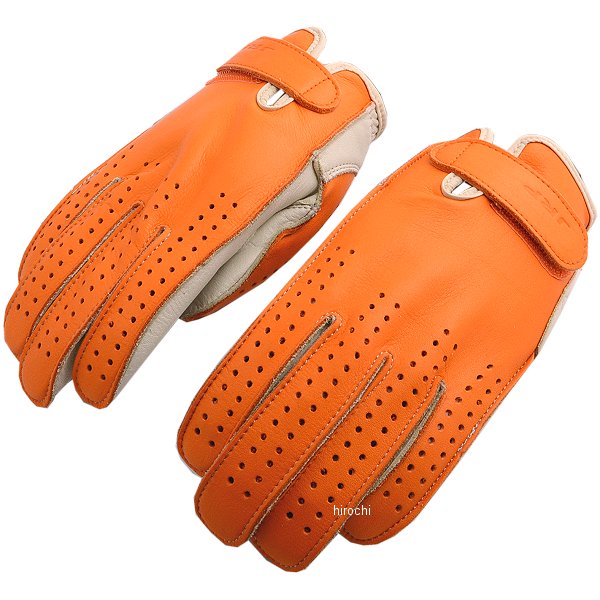 ジェイアールプロダクツ JRP レザーグローブ ショート オレンジ/アイボリー Sサイズ BPS HD店