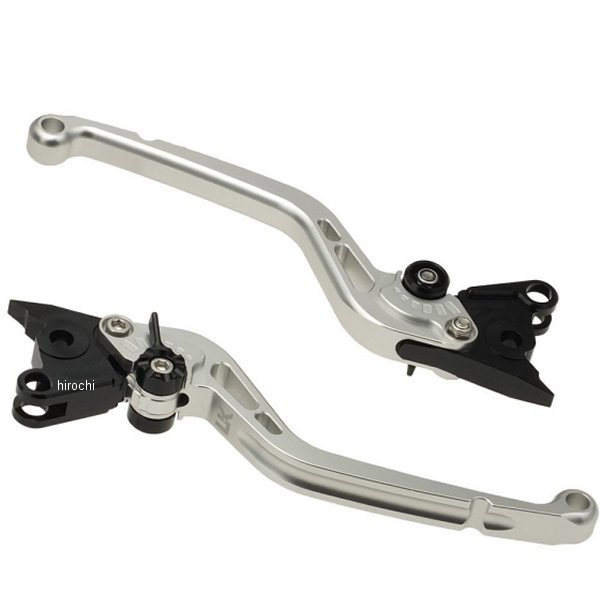 【メーカー在庫あり】 ユーカナヤ U-KANAYA ビレットレバーセット スタンダードタイプ ロング CBR250R、CB250F、NS-1 シルバー HO022-042-0103 HD店