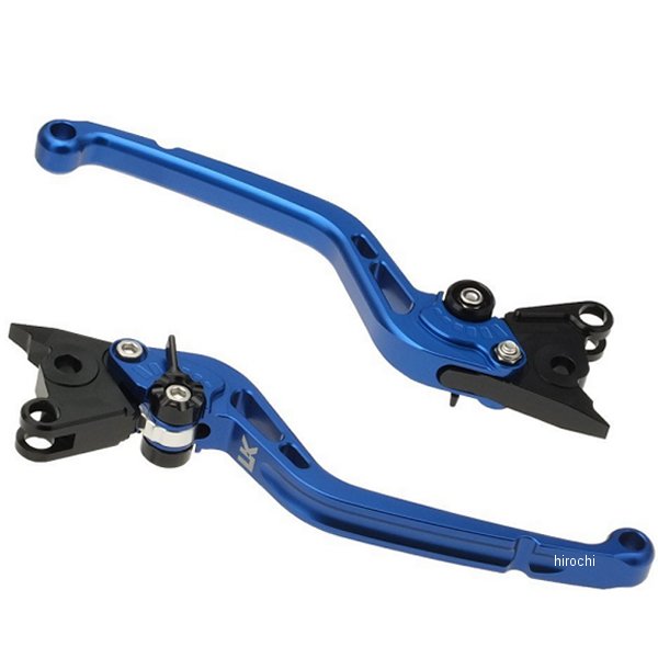 【メーカー在庫あり】 ユーカナヤ U-KANAYA ビレットレバーセット スタンダードタイプ ロング CBR250R、CB250F、NS-1 青 HO022-042-0104 HD店