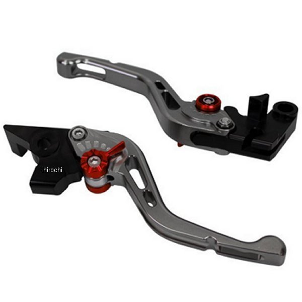 【メーカー在庫あり】 ユーカナヤ U-KANAYA ビレットレバーセット GPタイプ ショート Dトラッカー125、KLX125 チタン KA001-011-0606 HD店