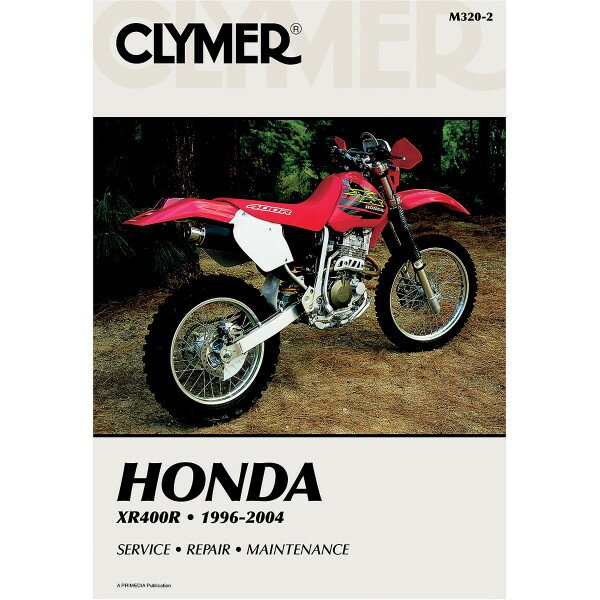 【USA在庫あり】 クライマー Clymer マニュアル 整備書 96年-04年 ホンダ XR400 4201-0084 HD店
