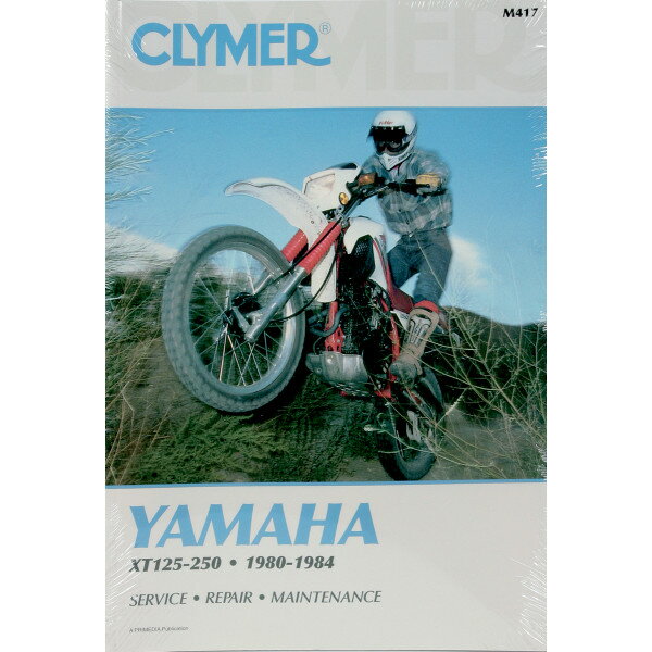 【USA在庫あり】 クライマー Clymer マニュアル 整備書 80年-84年 ヤマハ XT125/250 M417 HD店