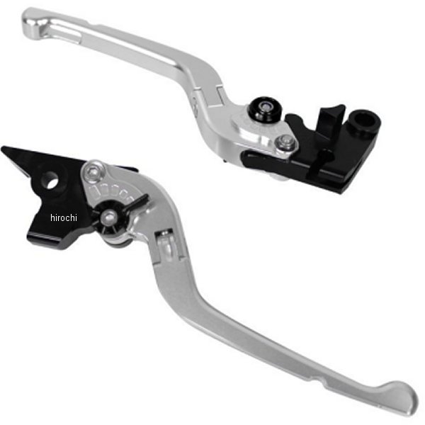 【メーカー在庫あり】 ユーカナヤ U-KANAYA ビレットレバーセット 可倒式Rタイプ 08年以降 アプリリア ドルソデューロ750 シルバー AP003-054-0703 HD店