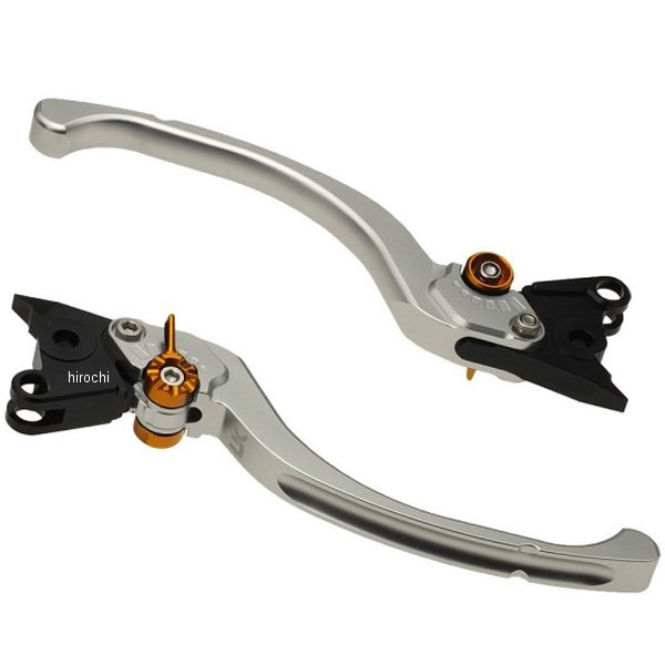【メーカー在庫あり】 ユーカナヤ U-KANAYA ビレットレバーセット ツーリングタイプ CBR250R、CB250F、NS-1 シルバー HO022-042-0803 HD店