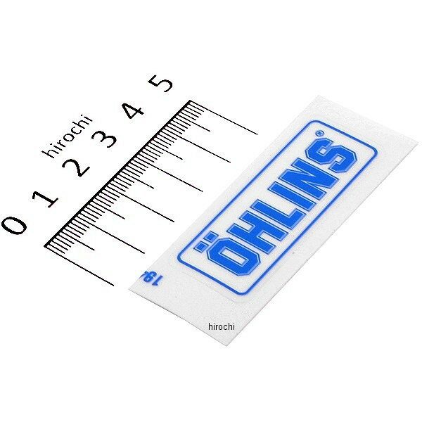 オーリンズ OHLINS レーシングステッカーサイズ：50mmx16mmカラー：クリア入数：1枚0194-10楽天 HD店