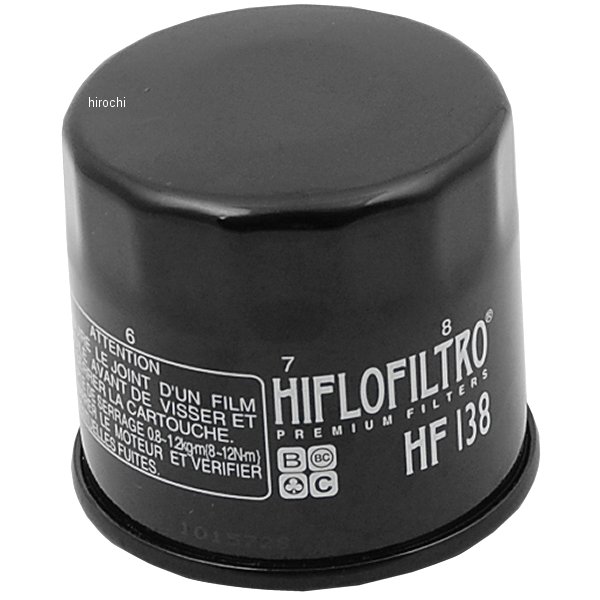 【USA在庫あり】 ハイフローフィルトロ HiFloFiltro オイルフィルター スタンダード 86年-11年 スズキ、アプリリア HF138 HD店