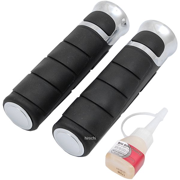 417495 ショークローム Show Chrome 7/8インチ(22mm) SOLACE グリップ(左右ペア) 17-120 HD店