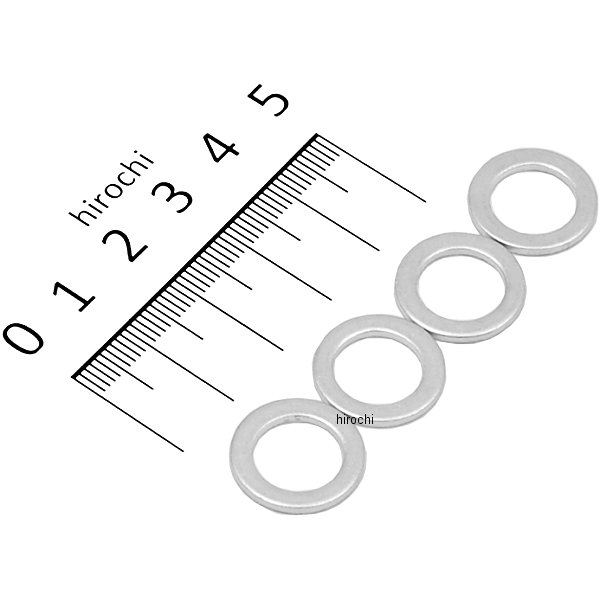 アクティブ ACTIVE クラッシュワッシャー 内径11mm アルミ 4枚入り 20996004 HD店