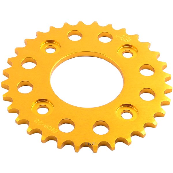 ザム XAM リア スプロケット クラシック 420/32T 13年以降 グロム アルミ ゴールド A2109-32 HD店