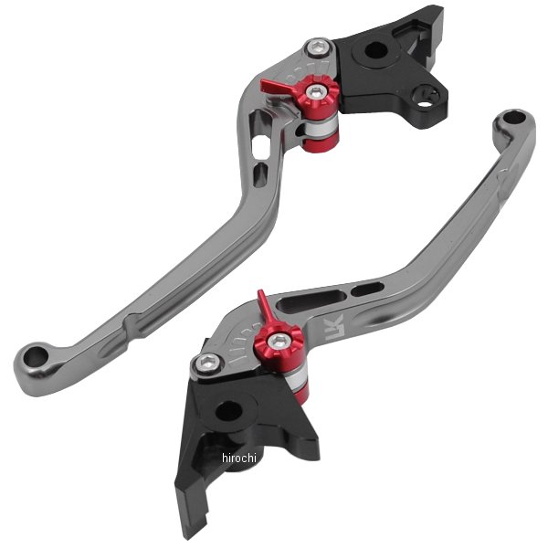 【メーカー在庫あり】 ユーカナヤ U-KANAYA ビレットレバーセット スタンダードタイプ ロング ZRX1200ダエグ、ZRX1200、ZRX1100 チタン KA017-004-0106 HD店