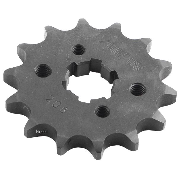 サンスター SUNSTAR フロント スプロケット 428/14T 85年-05年 セロー225、セロー225WE、ブロンコ スチール 黒 206-14 HD店