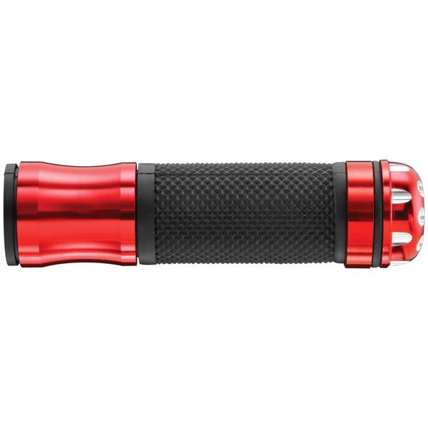 バイクマスター BikeMaster グリップ バーエンド付き7/8インチ(22.2mm)ハンドル用カラー:レッド全長:135mm左右セット101862楽天 HD店