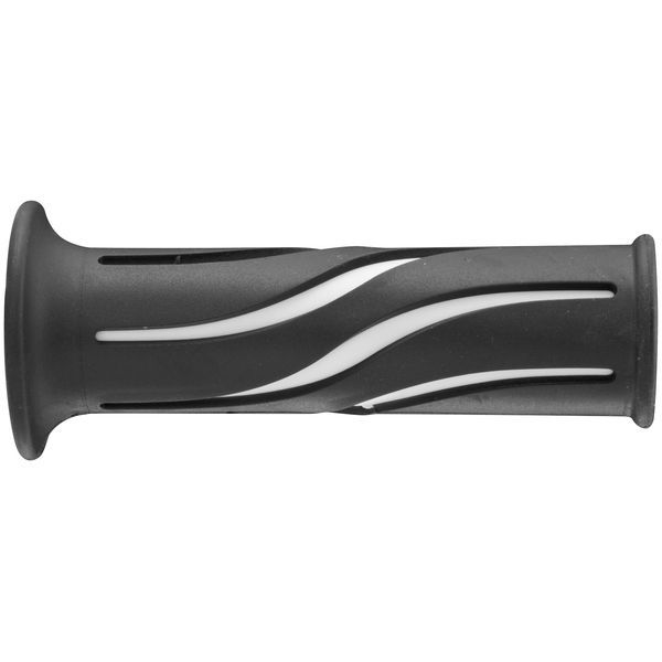 バイクマスター BikeMaster ソフトグリップ7/8インチ(22.2mm)ハンドル用カラー:ブラック/ホワイト全長:120mm105937楽天 HD店　