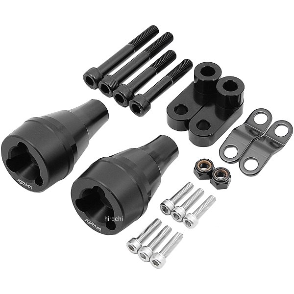 【メーカー在庫あり】 キジマ ボディースライダー YZF-R25、YZF-R3 黒 左右セット 405-3101 HD店