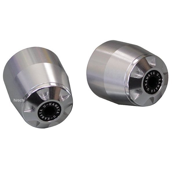 【メーカー在庫あり】 ユーカナヤ U-KANAYA アルミビレット バーエンド CB1300SF SC54 シルバー/シルバ..