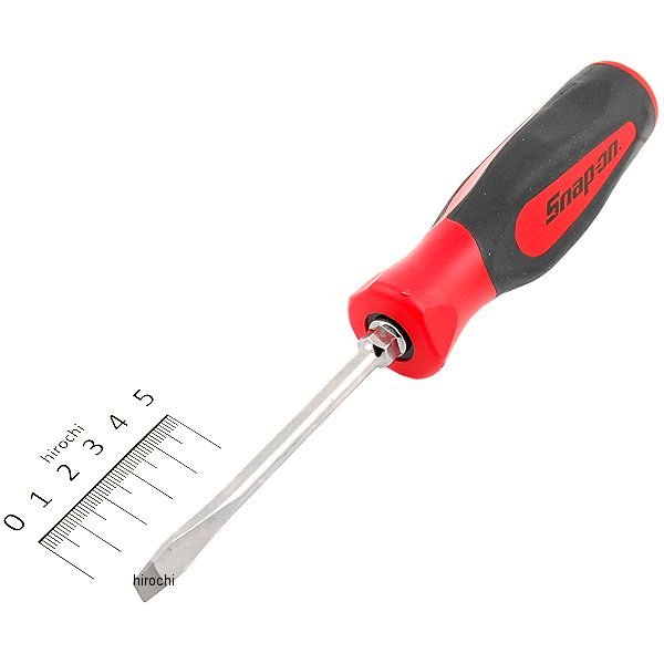 スナップオン Snap-on ソフト グリップ スタンダード ドライバー フラット チップ 先端部 .040インチ 赤 SGD4BR HD店