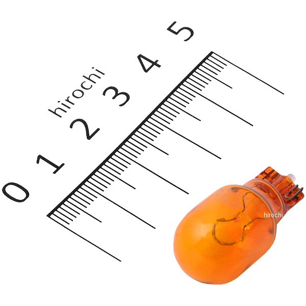 【メーカー在庫あり】 M&H マツシマ ノーマルバルブ 12V18W ウインカー/ストップ球 (オレンジ) (1個売り) 1PWB52OR HD店