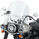 ハーレー純正 デタッチャブル・キング・ウインドシールド 18年以降 FLDE、FLHC クリア/ポリッシュ 57400328 HD店