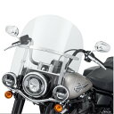 ハーレー純正 デタッチャブル・キング・ウインドシールド 18年以降 FLDE、FLHC クリア/ポリッシュ 57400332 HD店