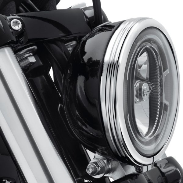 ハーレー純正 ヘッドライトトリムリング ディファイアンス 18年以降 FXBB 5-3/4インチ/クローム 61400429 HD店