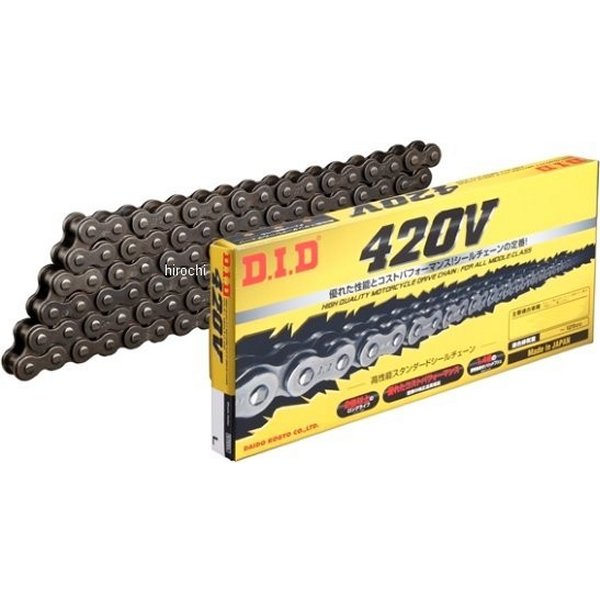 4525516201629 DID 大同工業 チェーン 420V シリーズ スチール 102L カシメ 420V-102L-ST-ZJ HD店