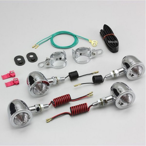 【メーカー在庫あり】 ハリケーン ブレットウインカーキット 94年-07年 マグナ250 フォークタイプ クリアレンズ 4個入り HA5345C HD店