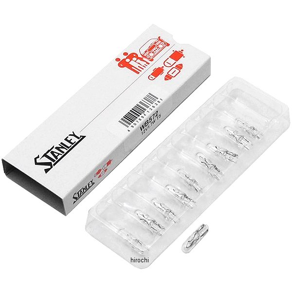 Light Valves - スタンレー STANLEY バルブ T5 12V1.7W ウェッジ 10個入り WB572 HD店