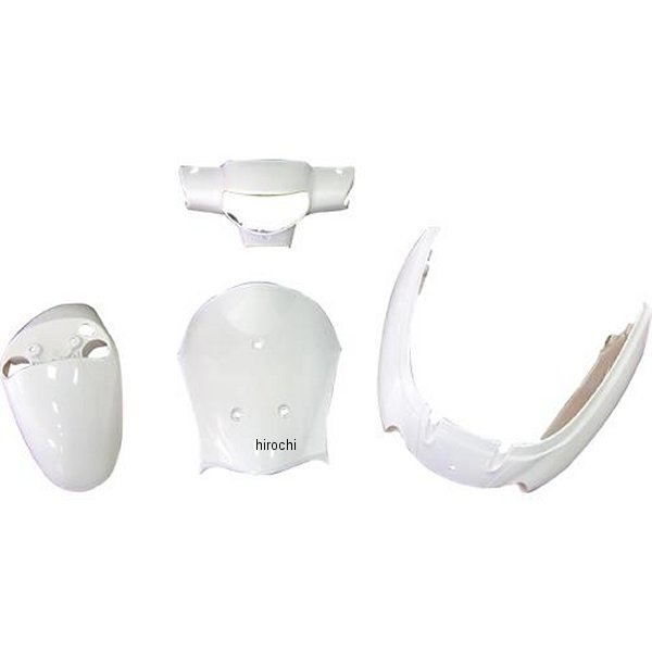 【メーカー在庫あり】 エナジープライス 外装4点セット レッツ4 CA41A/CA45A/CA46A 白 CWL294 HD店