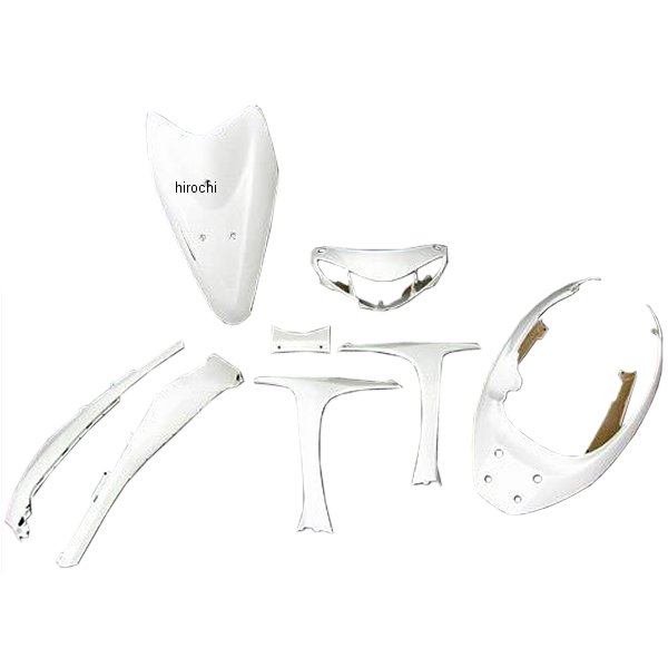 【メーカー在庫あり】 エナジープライス 外装8点セット アドレスV50 CA42A/CA44A 白 CWL340 HD店