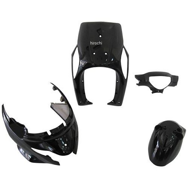 【メーカー在庫あり】 エナジープライス 外装4点セット レッツ5 黒 CWL358 HD店