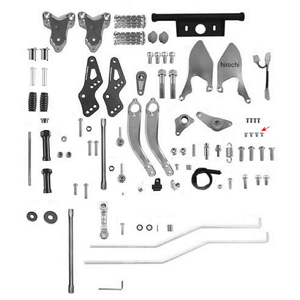 SP武川 FHソケットスクリュー M5X10 モンキー、ゴリラ ステンレス 5個入り 00-00-0389 HD店