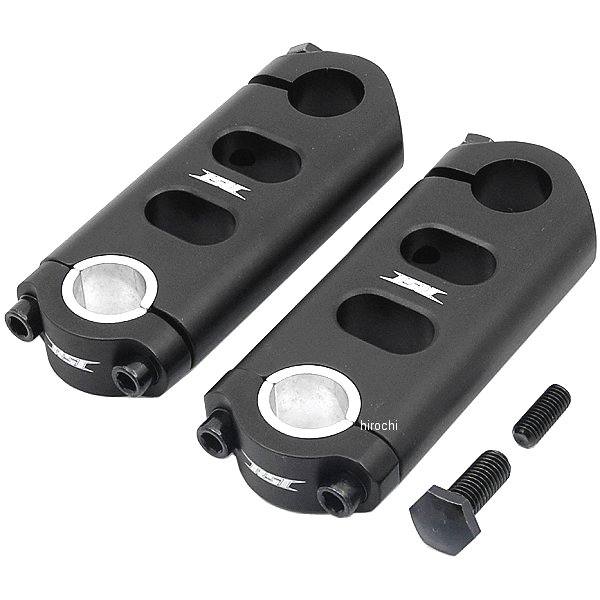 レースショップ Race Shop ハンドルバー ライザー ピボット4インチ(約102mm) 7/8インチ(約22mm)-1-1/8インチ(約29mm)ハンドルバー対応デュアルピボット調整機能により、ライダーはハンドルバーを快適なポジションに調整できます。PR-4-B楽天 HD店　