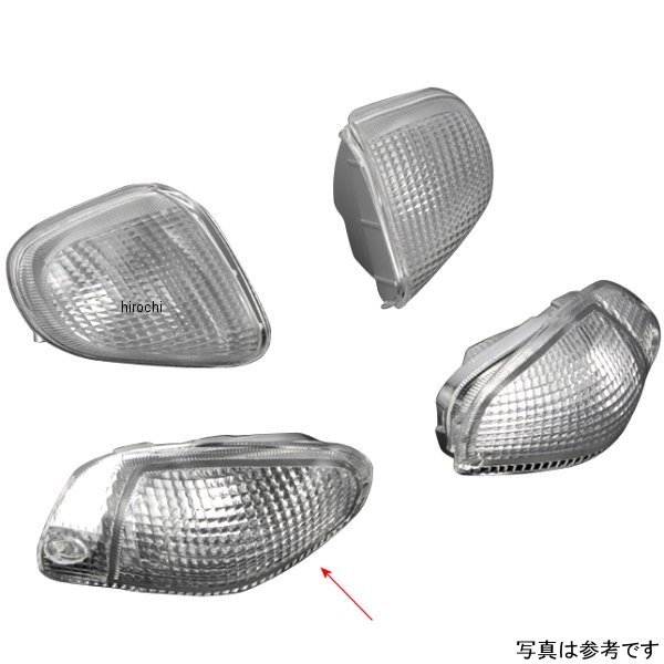 【メーカー在庫あり】 ポッシュ POSH リペアレンズ ZZR1100 リア/左 スモーク 039179-RL HD店