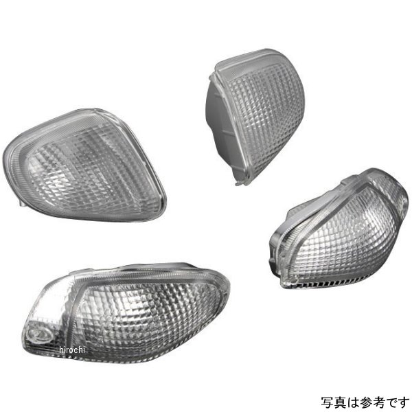 【メーカー在庫あり】 ポッシュ POSH カスタムウインカーレンズセット ZZR1100 スモーク 039179 HD店
