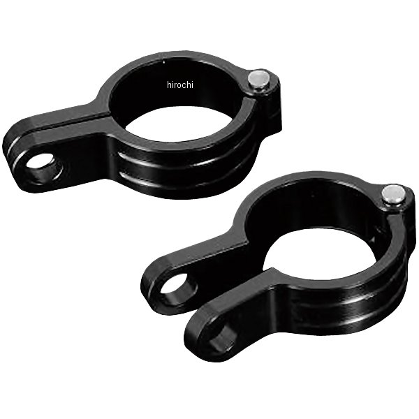 【メーカー在庫あり】 ポッシュ POSH マシンド ウインカーベースクランプ 39mm 黒 ...