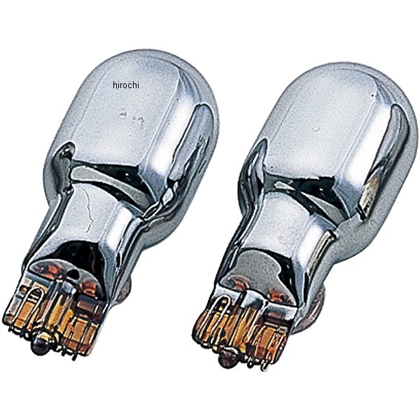 【メーカー在庫あり】 ポッシュ POSH T20 型バルブセット 汎用 12V21W ウェッジバルブ クロームメッキ 1個入り 092021-MK HD店