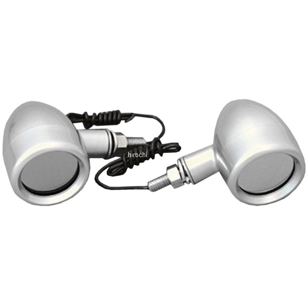 【メーカー在庫あり】 ポッシュ POSH ニュースクールウインカー M10 左右セット サチライトメッキ/オレンジ 201510-SLM HD店