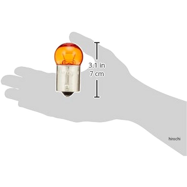 【メーカー在庫あり】 ポッシュ POSH ウインカーバルブ 汎用 12V10W オレンジ 2個...