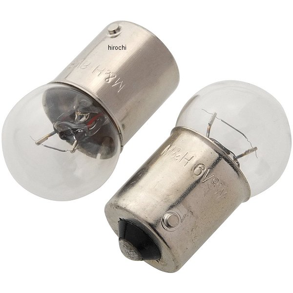 【メーカー在庫あり】 ポッシュ POSH ウインカーバルブ 6V8W クリアー 2個入り 820218 HD店