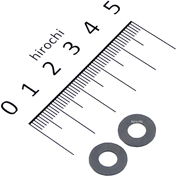 【メーカー在庫あり】 ポッシュ POSH 平ワッシャーセット M5 黒 2個入り 900045-K2 HD店