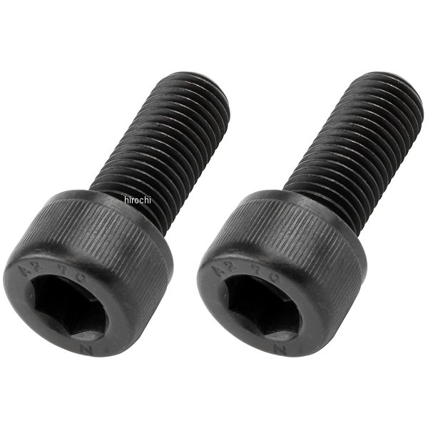 【メーカー在庫あり】 ポッシュ POSH ステンレスブラックキャップボルト M10X25 P1.25 黒 2個入り 911025-K2 HD店