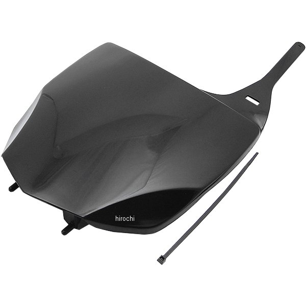 【USA在庫あり】 ユーフォープラスト UFO PLAST フロントナンバープレート 09年-10年 KX450F、KX250F 黒 0520-0741 HD店