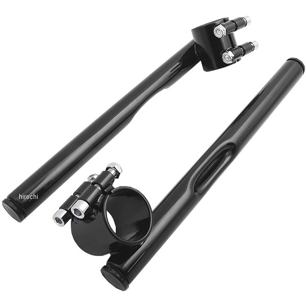 【USA在庫あり】 エムゴ EMGO 1インチ ハンドルバー クリップオン 39mm 黒 (左右ペア) 0601-2439 HD店