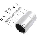 3305X-19 3/8インチ sq. 12角セミディープソケット 19mm3305x-19-KK楽天 HD店