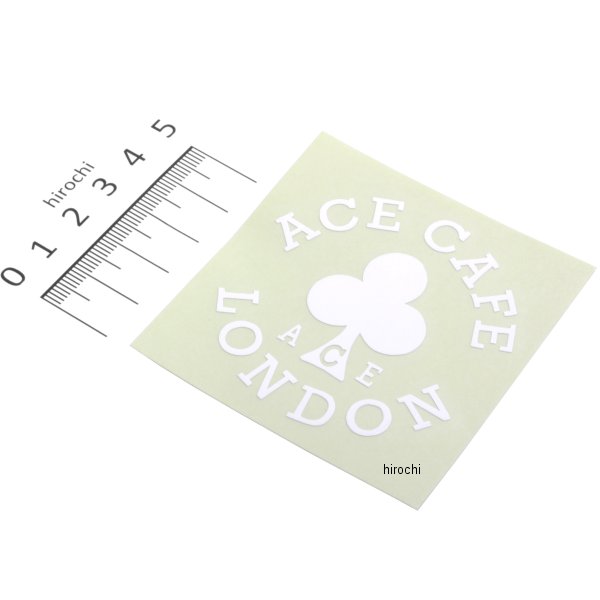 【メーカー在庫あり】 エースカフェロンドン ACE CAFE LONDON デカール ネイキッド 白 ACE-N012DE-WH HD店