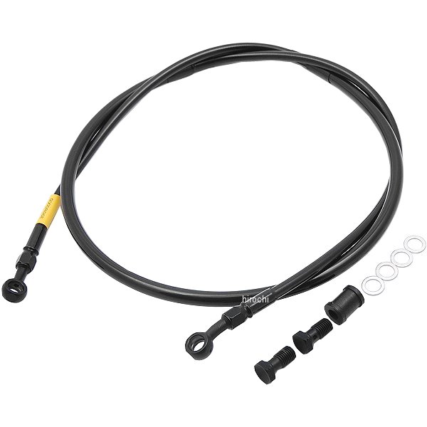 グッドリッジ ビルドアライン フロント ブレーキホースキット 05年-08年 XR400 モタード ステンレス/黒 20719190 HD店