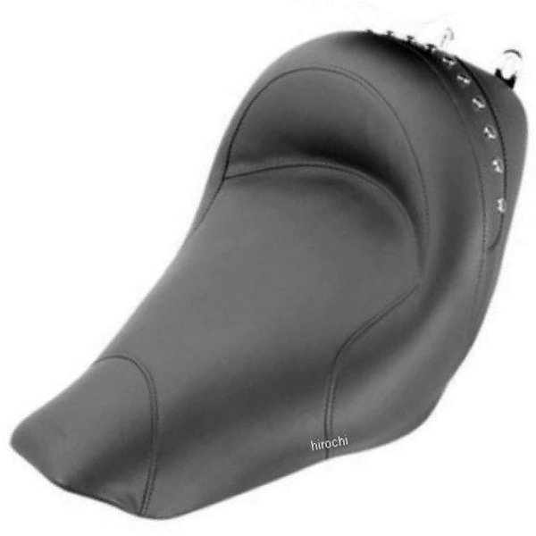 【USA在庫あり】 マスタング Mustang シート ソロ ワイド ツーリング 97年-07年 FLHR 黒スタッド付き DS-905556 HD店